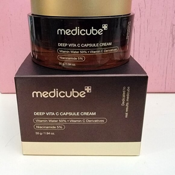 MEDICUBE DEEP VITA C CAPSULE CREAM 55ml NOT Expired 2027 Korean Skincare NEW - Picture 5 of 11